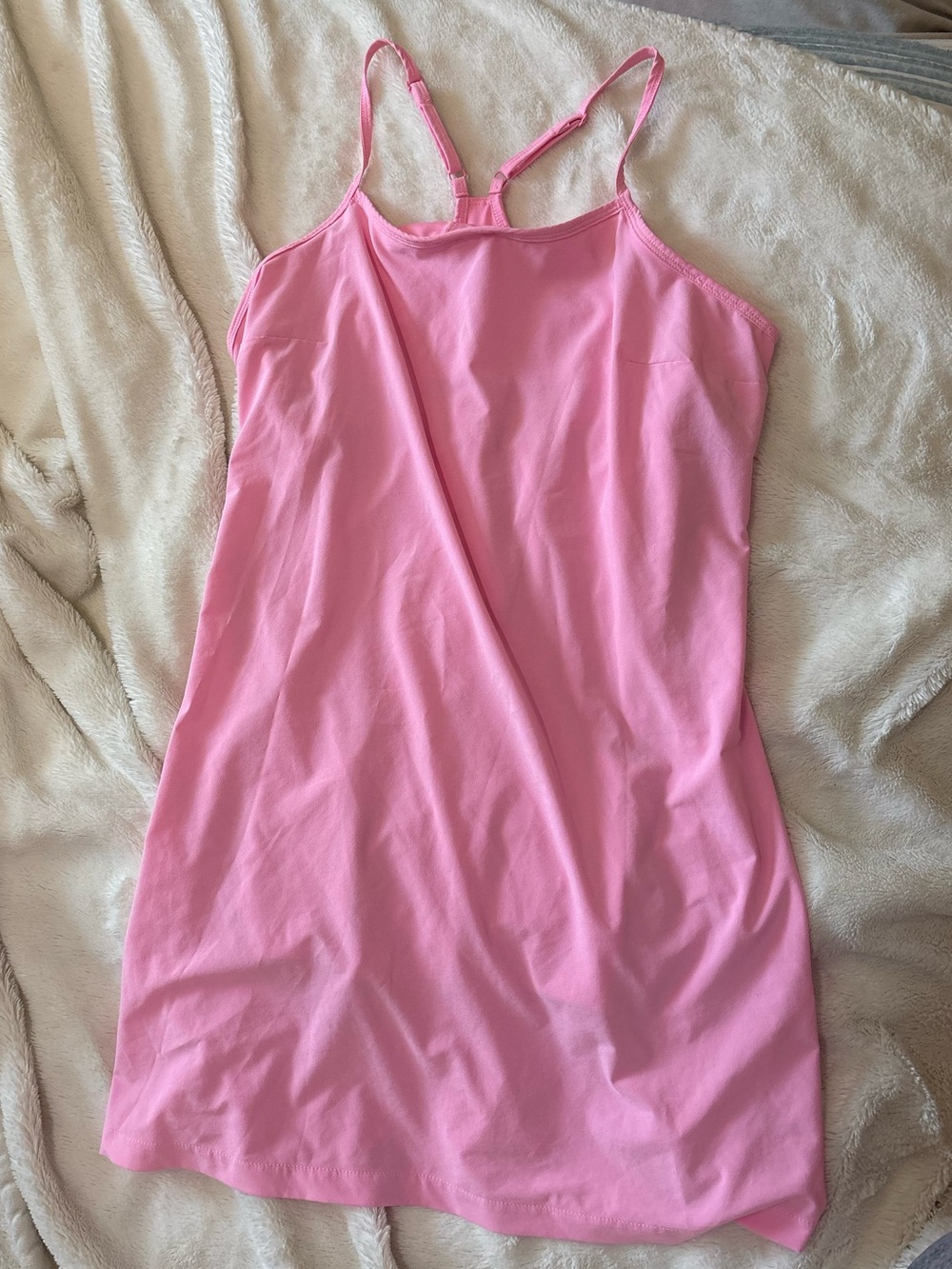 all in motion Pink Mini Dress with Racerback Straps